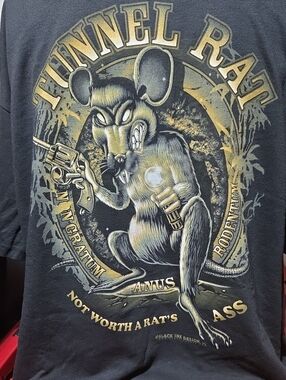 Vintage Military TUNNEL RAT tshirt